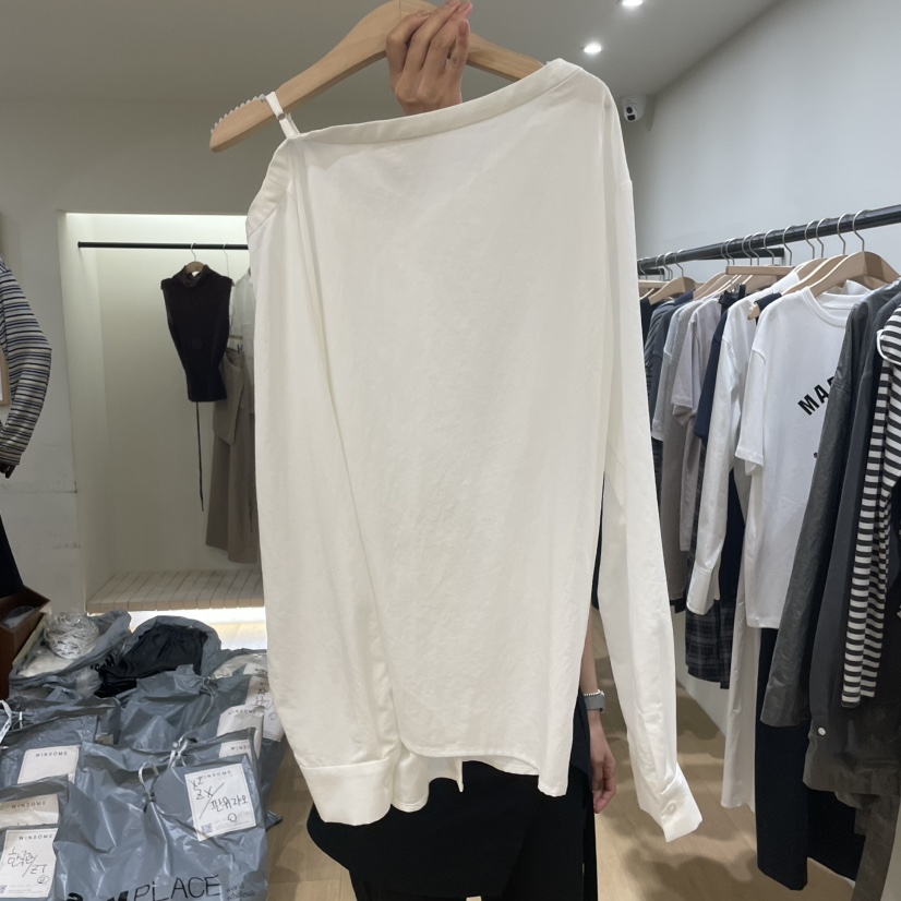 WINSOME東大門㊣代購女裝新品休閑25秋冬熱賣真品襯衫蕾絲衫WINSOME襯衫/蕾絲衫