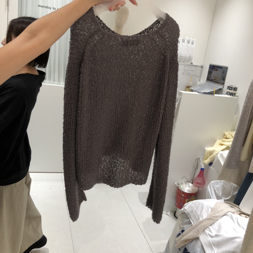 MONDAY TO SUNDAY韓國代購㊣女裝新品25秋冬推薦職業針織衫MONDAY TO SUNDAY針織衫