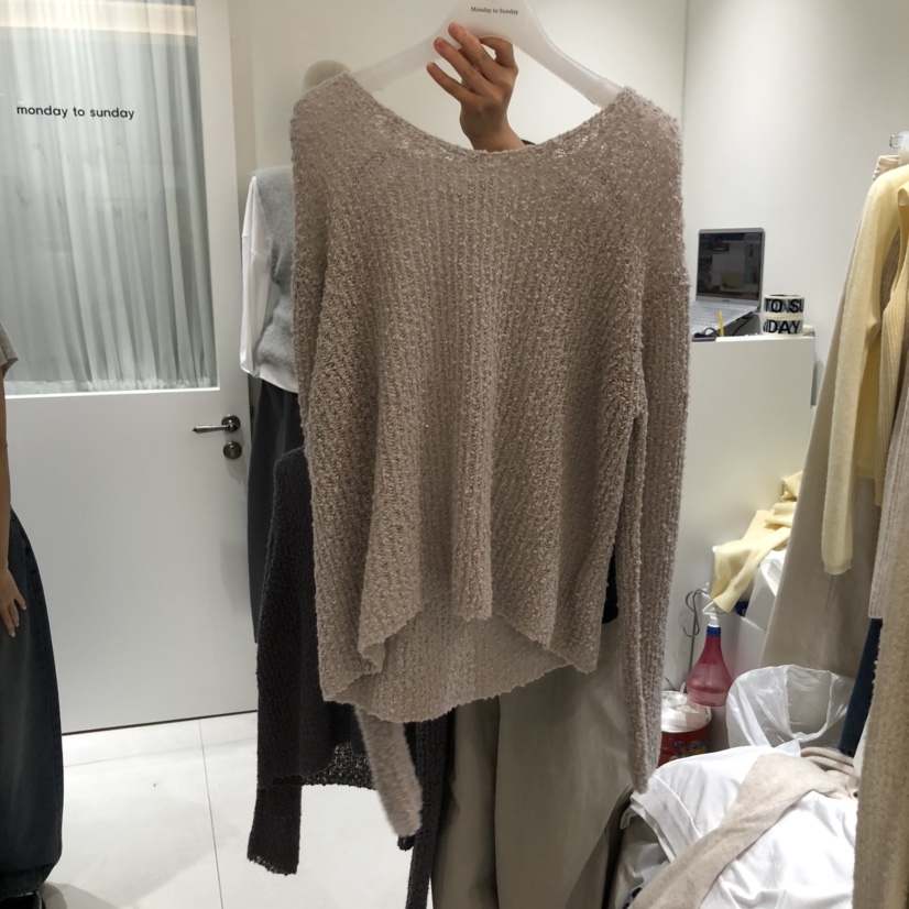 MONDAY TO SUNDAY韓國代購㊣女裝新品25秋冬推薦職業針織衫MONDAY TO SUNDAY針織衫圖色2