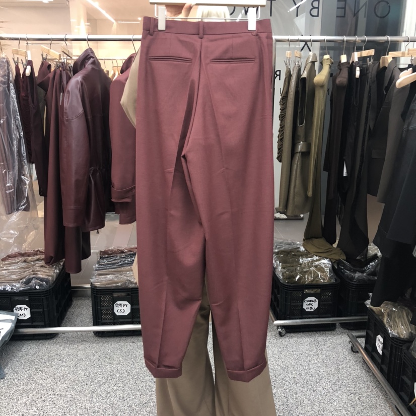 ONEBYTWO東大門㊣代購女士新品職業真品25秋冬人氣推薦休閑褲ONE BY TWO休閑褲
