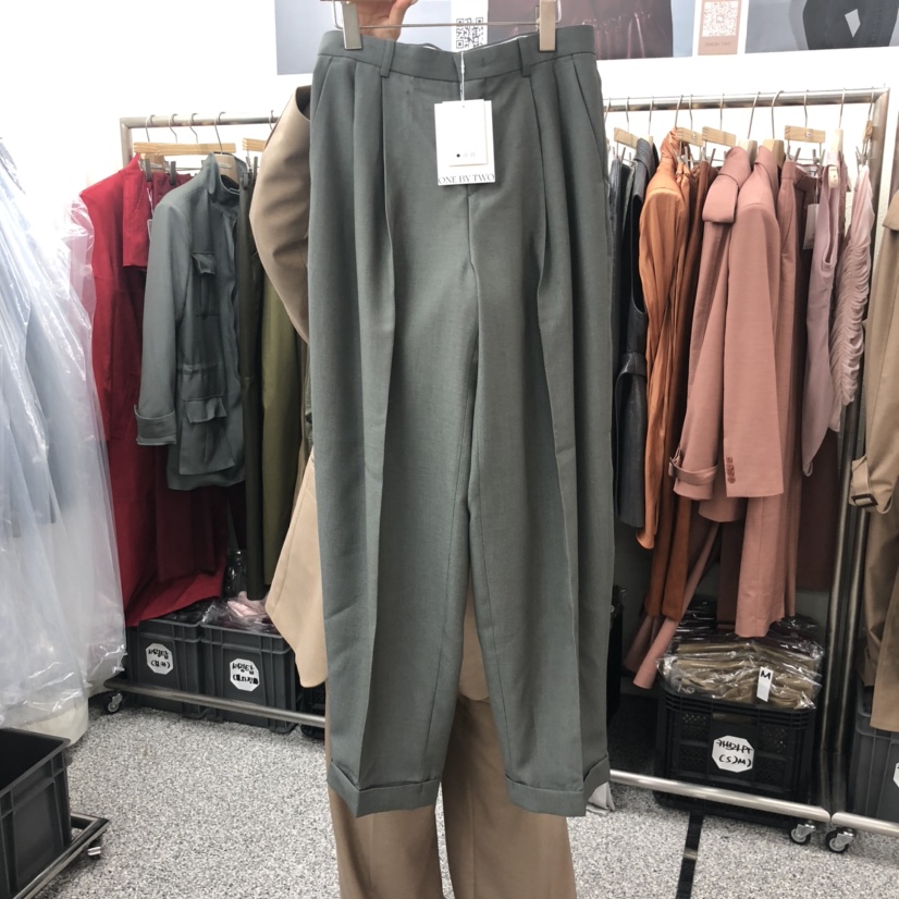 ONEBYTWO東大門㊣代購女士新品職業真品25秋冬人氣推薦休閑褲ONE BY TWO休閑褲