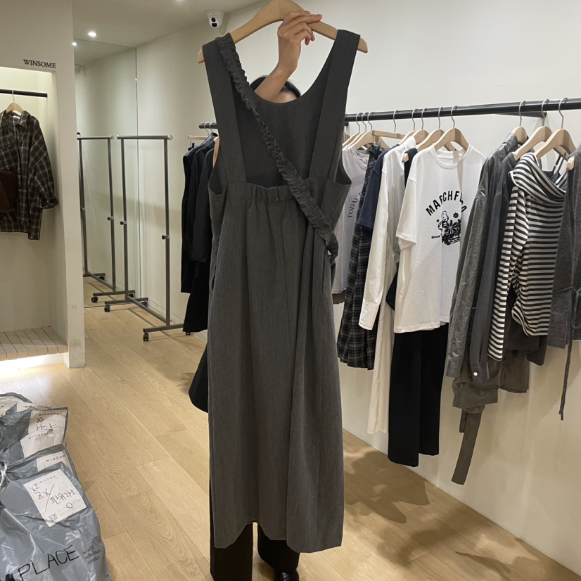 WINSOME東大門㊣實拍女士新款人氣真品25秋冬休閑連衣裙含包WINSOME連衣裙