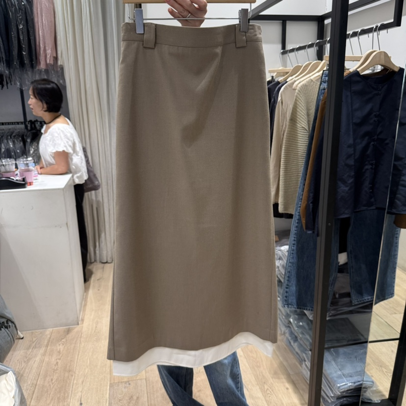 BRUNI/RICOTTA韓國代購㊣女裝新品人氣推薦真品25秋冬長裙BRUNI/RICOTTA長裙圖色1
