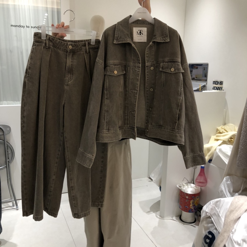 MONDAY TO SUNDAY東大門㊣實拍女士新款職業推薦25秋冬夾克MONDAY TO SUNDAY夾克