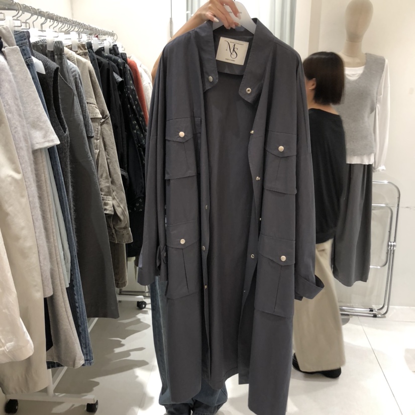 MONDAY TO SUNDAY東大門㊣實拍女士新品25秋冬長款風衣含腰帶MONDAY TO SUNDAY長款風衣圖色1
