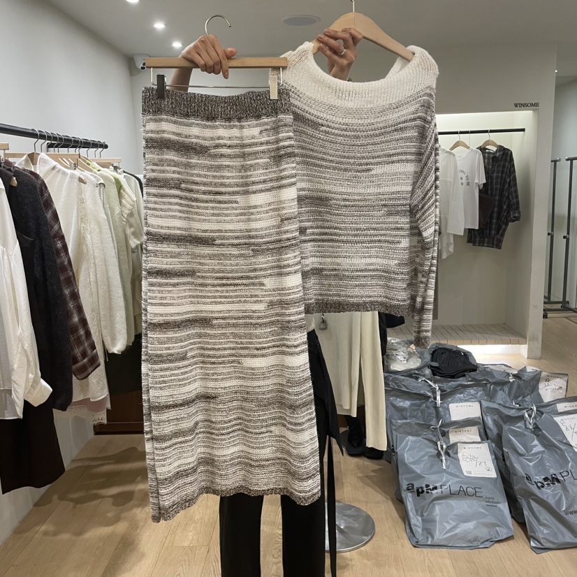WINSOME東大門㊣直郵女士新款真品25秋冬職業時尚套裝羊毛套裝WINSOME套裝