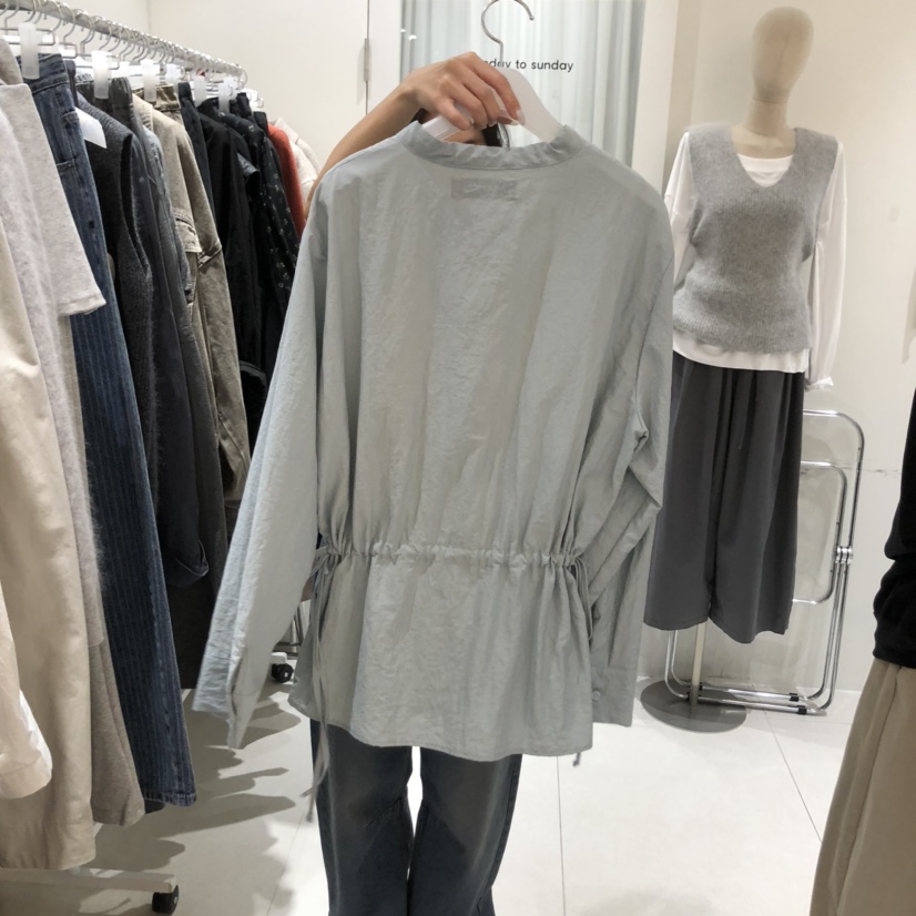 MONDAY TO SUNDAY韓國代購㊣女士新品休閑時尚襯衫蕾絲衫MONDAY TO SUNDAY襯衫/蕾絲衫