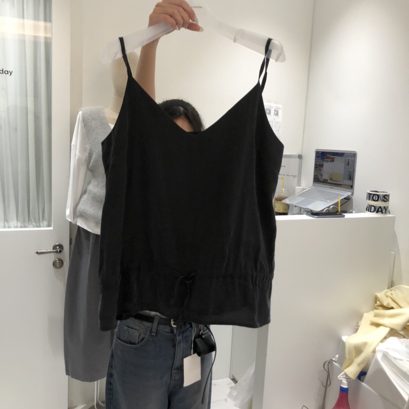 MONDAY TO SUNDAY韓國代購㊣女裝新品25秋冬推薦吊帶背心MONDAY TO SUNDAY吊帶/背心圖色1
