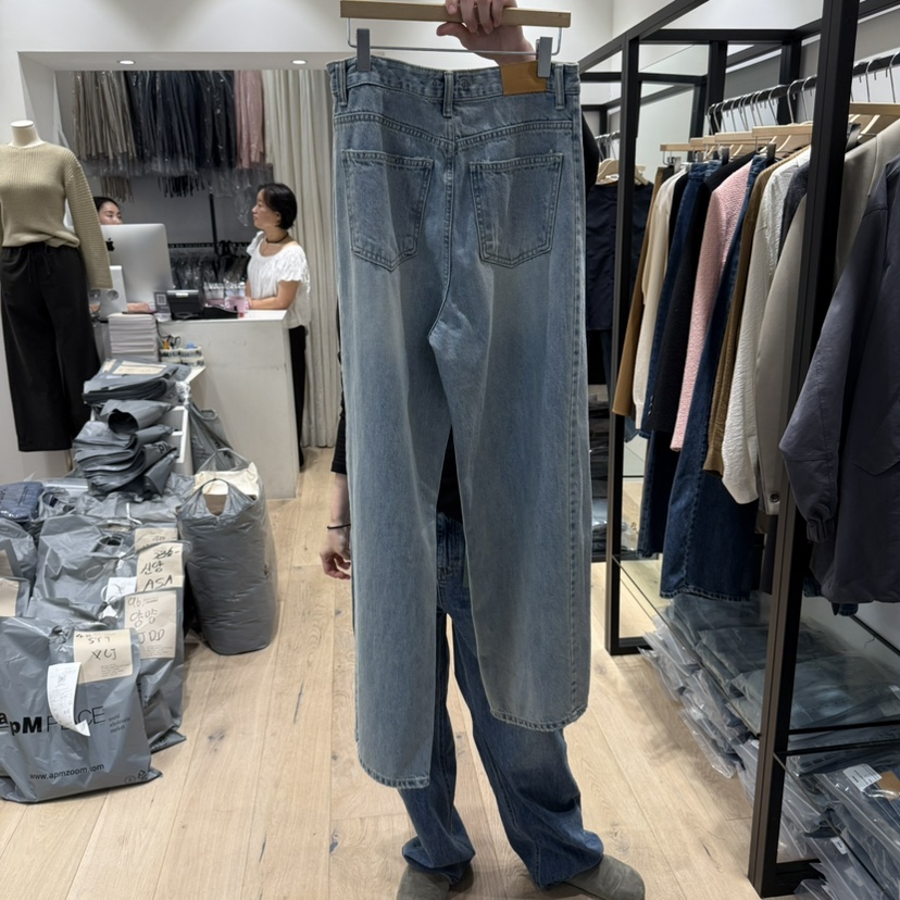 BRUNI/RICOTTA東大門㊣直郵女裝新品熱賣休閑時尚職業牛仔褲BRUNI/RICOTTA牛仔褲