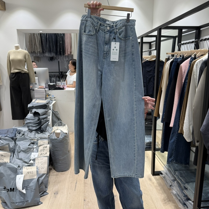 BRUNI/RICOTTA東大門㊣直郵女裝新品熱賣休閑時尚職業牛仔褲BRUNI/RICOTTA牛仔褲圖色1