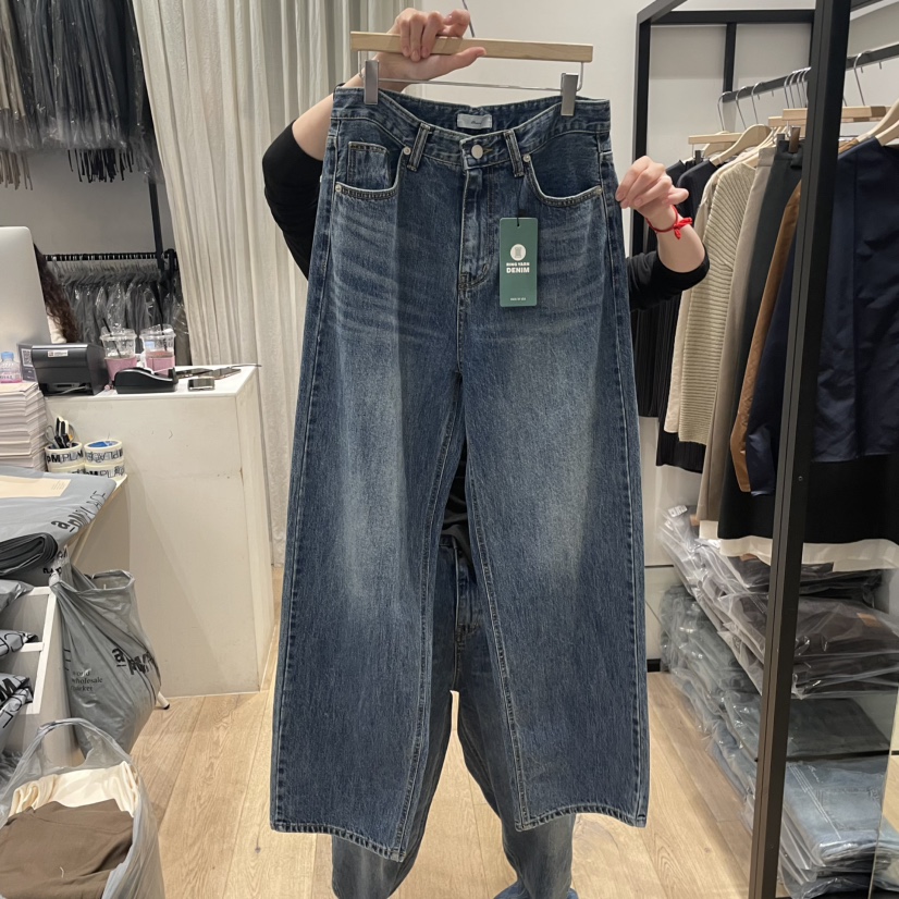 BRUNI/RICOTTA東大門㊣實拍女裝新品推薦時尚人氣休閑牛仔褲BRUNI/RICOTTA牛仔褲圖色1