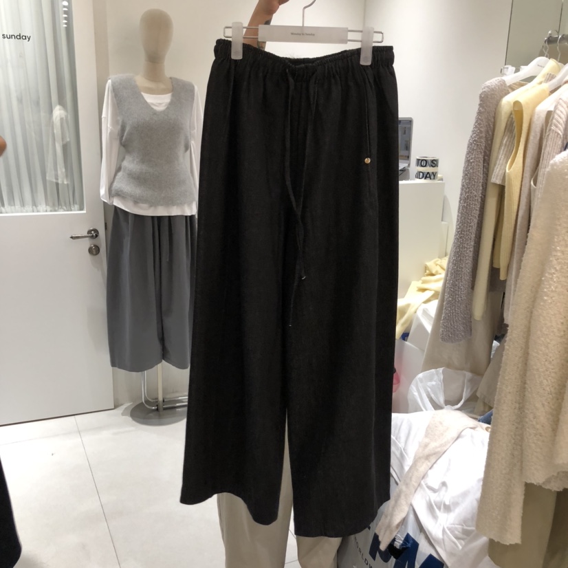 MONDAY TO SUNDAY東大門㊣代購女裝新款時尚熱賣真品休閑褲MONDAY TO SUNDAY休閑褲圖色2