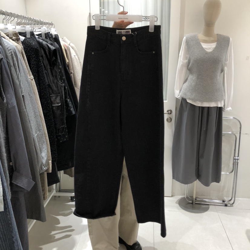 MONDAY TO SUNDAY東大門㊣代購女裝新品職業熱賣人氣休閑褲MONDAY TO SUNDAY休閑褲圖色1