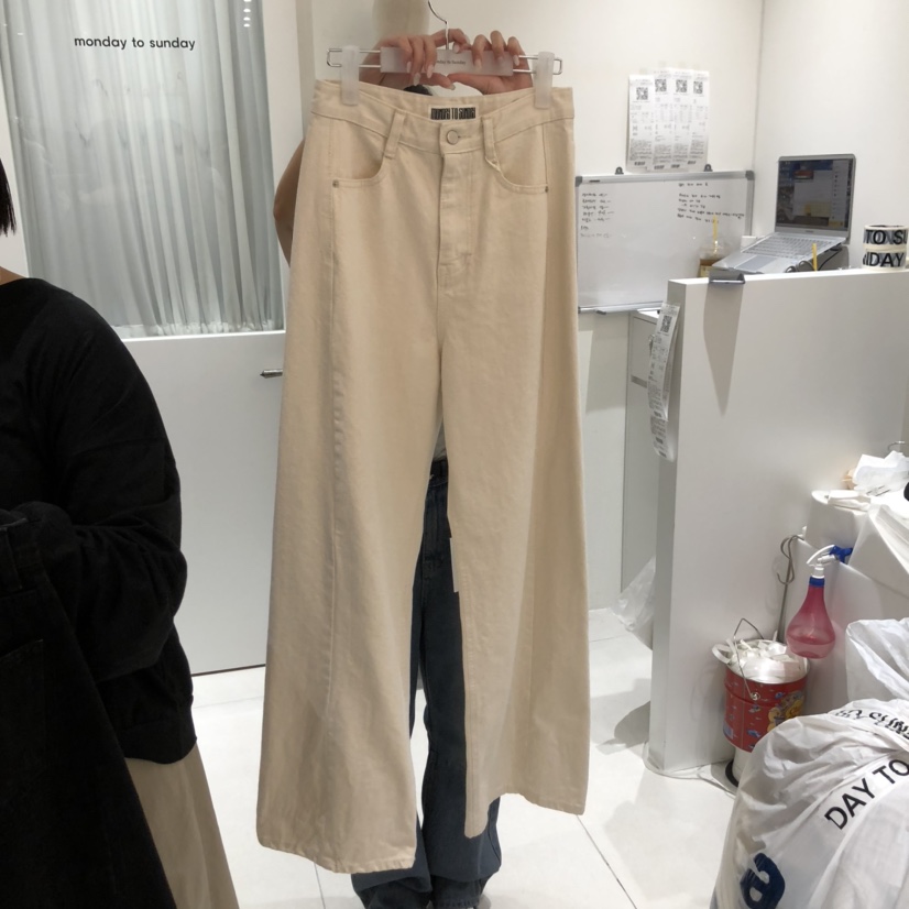 MONDAY TO SUNDAY東大門㊣代購女裝新品職業熱賣人氣休閑褲MONDAY TO SUNDAY休閑褲圖色2