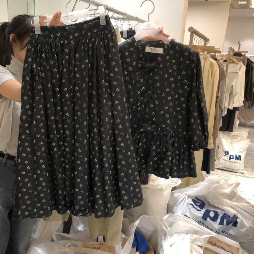 MONDAY TO SUNDAY東大門㊣直郵女裝新品推薦時尚襯衫蕾絲衫MONDAY TO SUNDAY襯衫/蕾絲衫