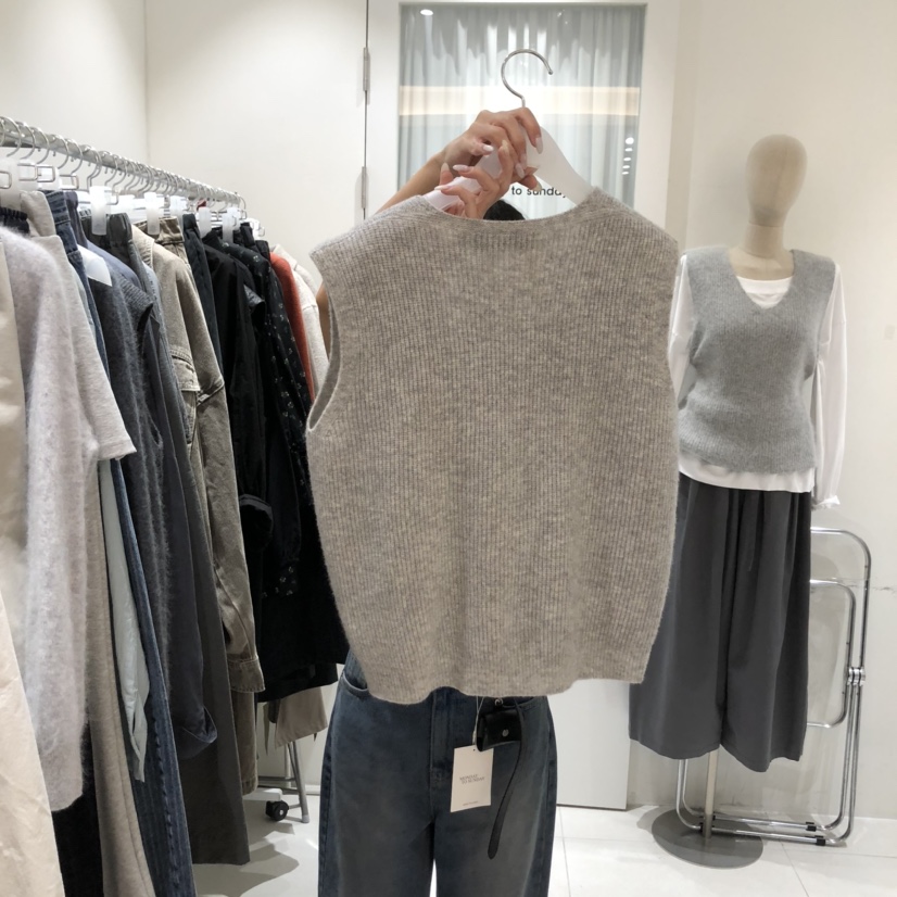 MONDAY TO SUNDAY東大門㊣代購女裝新品休閑熱賣吊帶背心MONDAY TO SUNDAY吊帶/背心