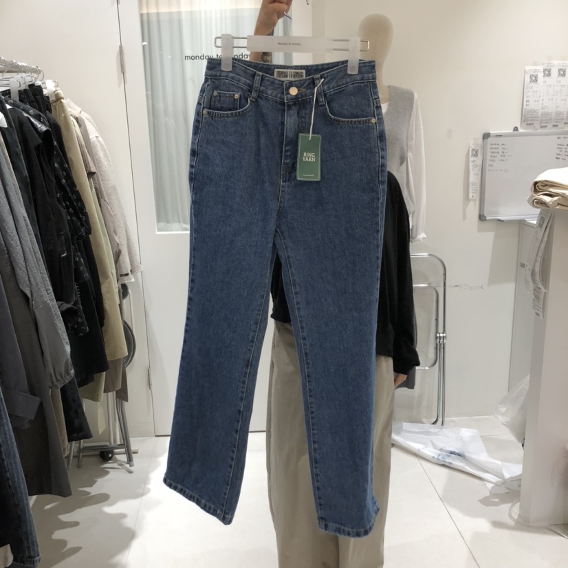 MONDAY TO SUNDAY東大門㊣直郵女士新品時尚熱賣職業牛仔褲MONDAY TO SUNDAY牛仔褲圖色1