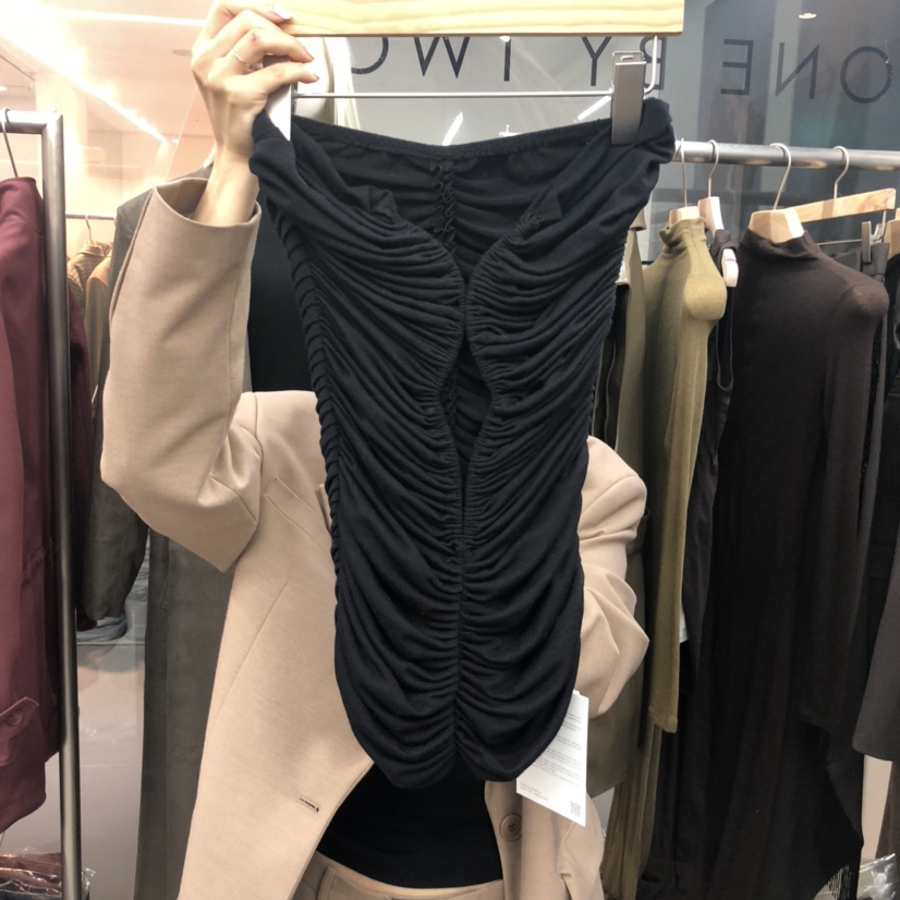 ONEBYTWO韓國代購㊣女裝新品推薦時尚職業熱賣休閑吊帶背心ONE BY TWO吊帶/背心圖色2