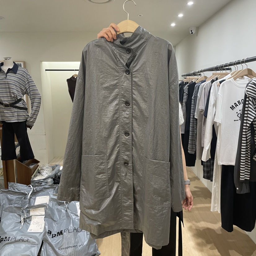 WINSOME東大門㊣代購女士新品休閑推薦熱賣25秋冬夾克含腰帶WINSOME夾克