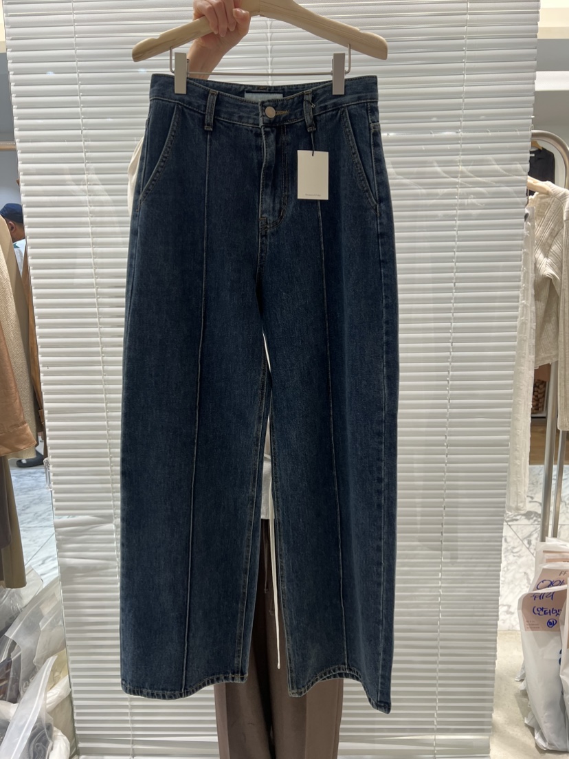 FF韓國直郵㊣女裝新品25秋冬職業時尚真品人氣休閑熱賣牛仔褲FF/SUNDAY牛仔褲圖色1