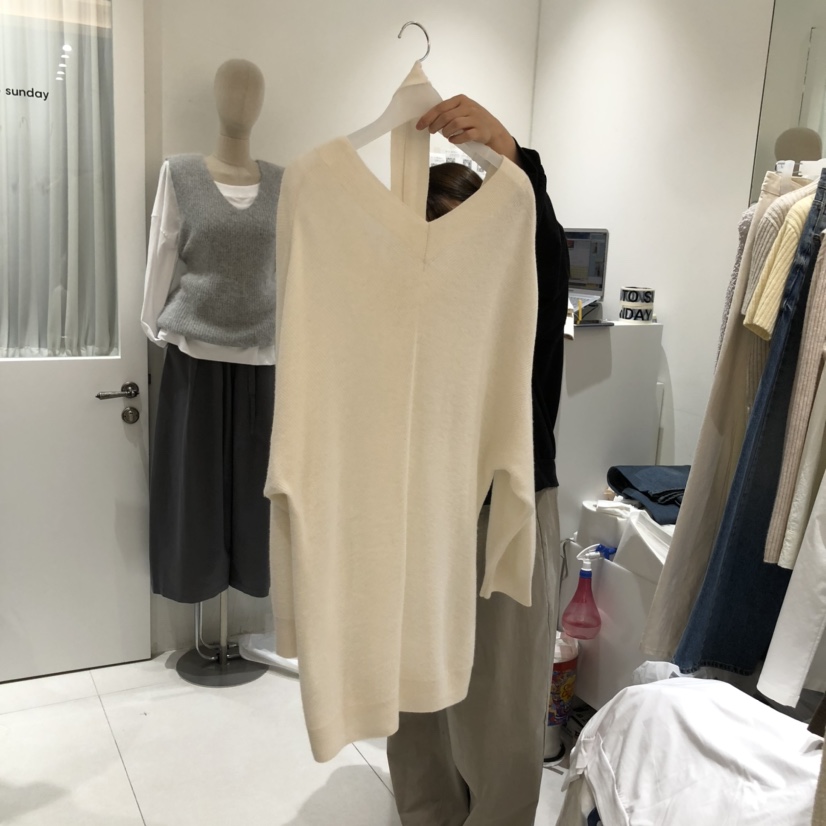 MONDAY TO SUNDAY東大門㊣代購女裝新品人氣針織衫包含腰帶MONDAY TO SUNDAY針織衫