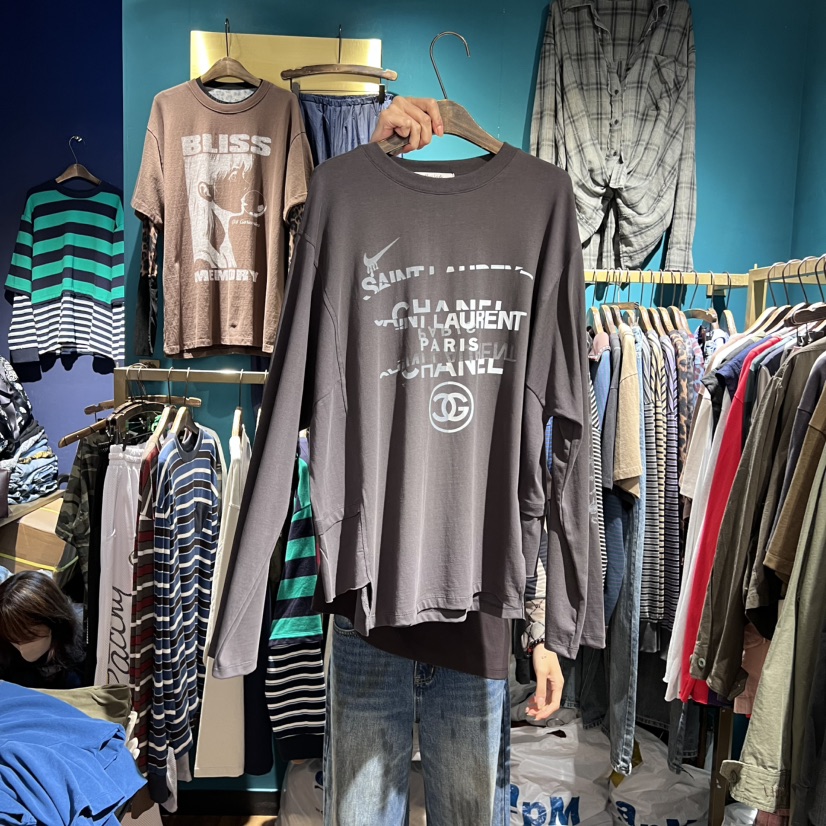 MERCI LINDA東大門㊣直郵女裝新品25秋冬休閑時尚推薦長袖T恤MERCI LINDA長袖T恤圖色3