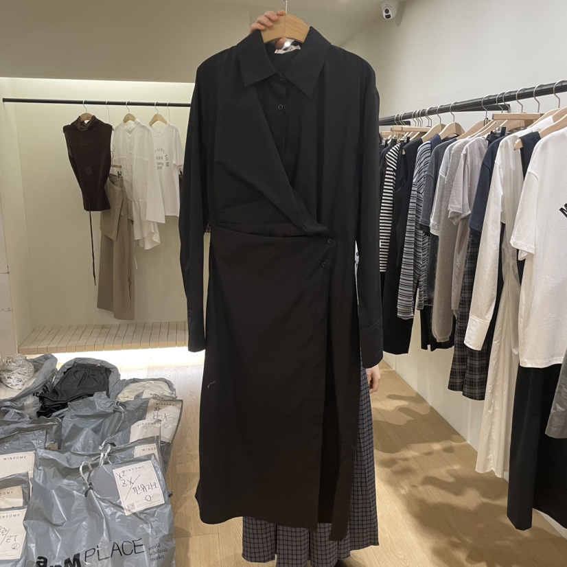 WINSOME東大門㊣實拍女裝新品熱賣真品人氣25秋冬推薦連衣裙WINSOME連衣裙圖色2