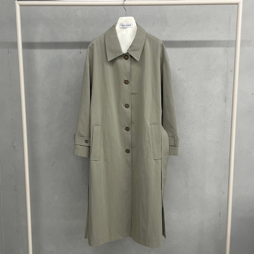 HELDER-P東大門㊣實拍女士新品休閑真品25秋冬長款風衣含腰帶HELDER長款風衣
