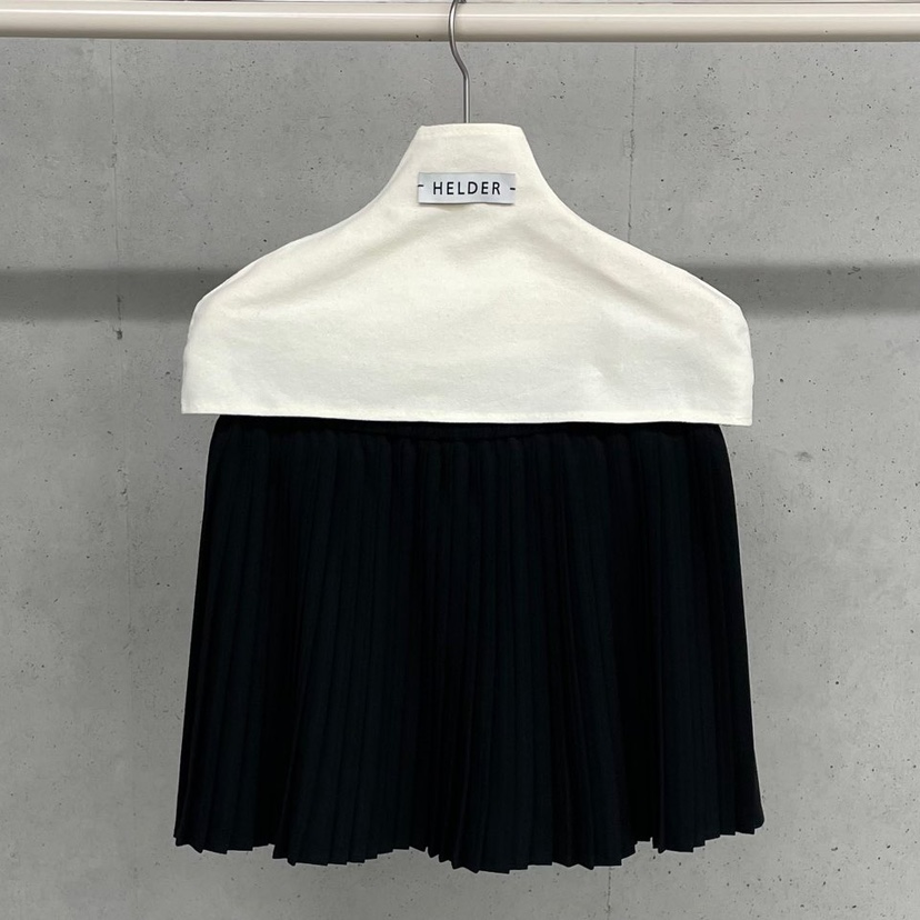 HELDER-P韓國代購㊣女士新品25秋冬熱賣職業真品休閑短裙褶皺HELDER短裙圖色2