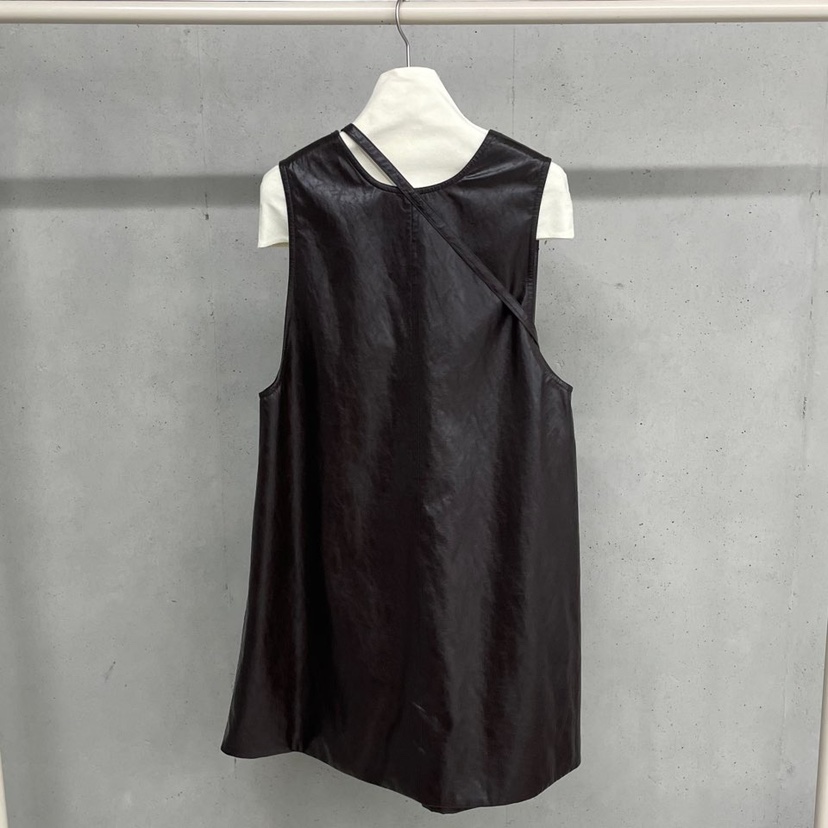 HELDER-P東大門㊣代購女裝新品真品推薦25秋冬連衣裙含帽子皮革HELDER連衣裙