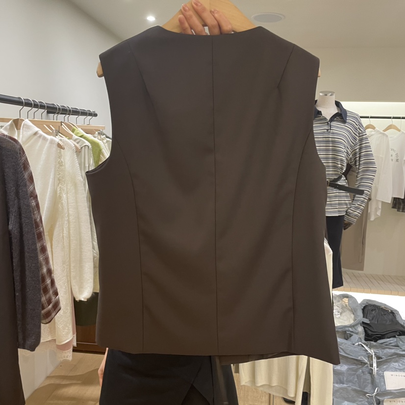 WINSOME東大門㊣直郵女士新品推薦人氣熱賣真品25秋冬職業馬甲WINSOME馬甲