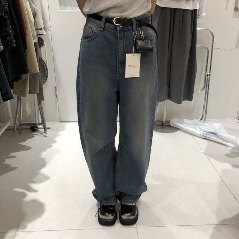 MONDAY TO SUNDAY韓國直郵㊣女士新品職業牛仔褲不含腰帶MONDAY TO SUNDAY牛仔褲