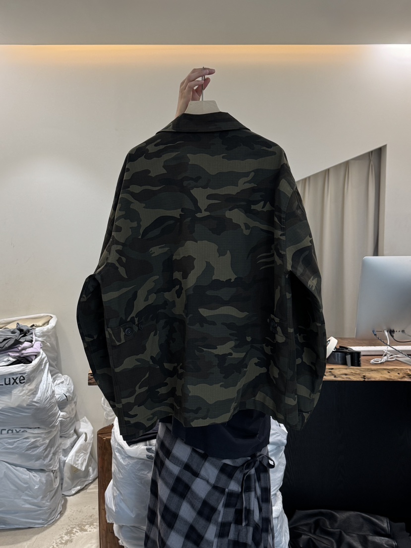 FRIC韓國代購㊣女裝新品時尚25秋冬休閑真品熱賣職業夾克迷彩FRIC夾克