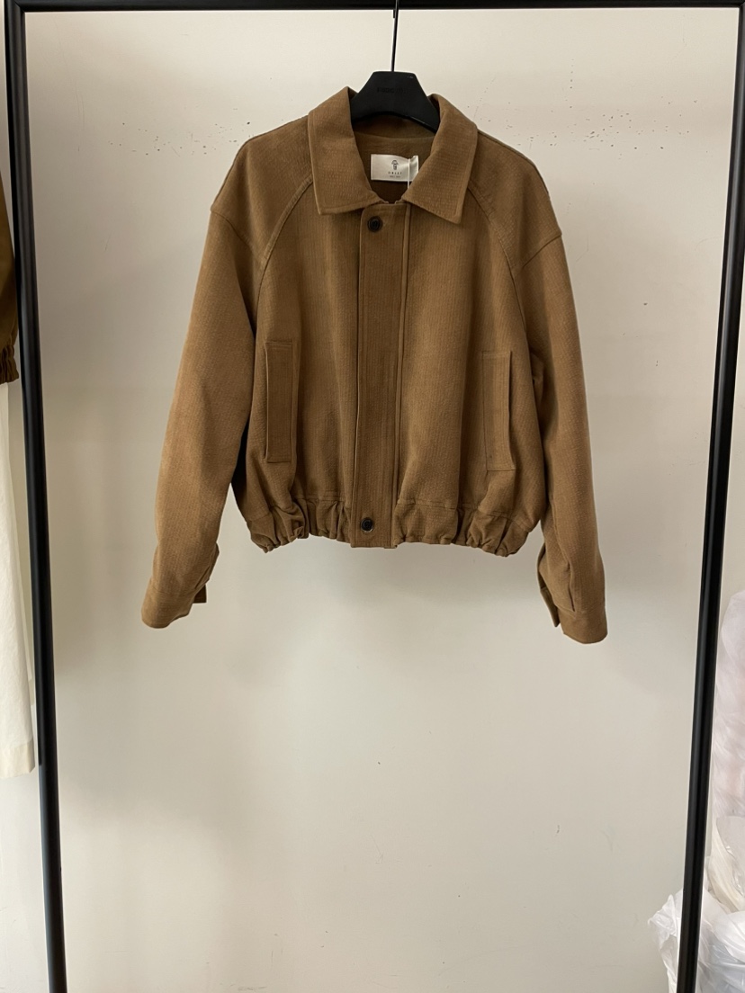 OBJET東大門㊣代購女裝新品推薦真品人氣熱賣25秋冬休閑夾克love us u/OBJET夾克