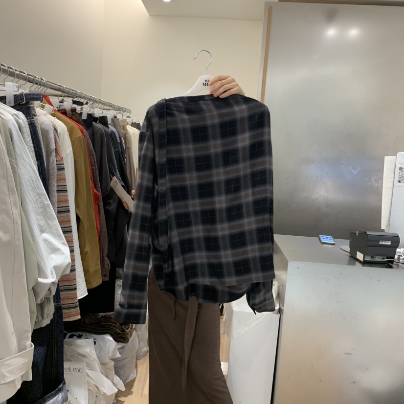 MEET ME韓國代購㊣女士新款熱賣人氣時尚職業推薦襯衫蕾絲衫MEET ME襯衫/蕾絲衫圖色2