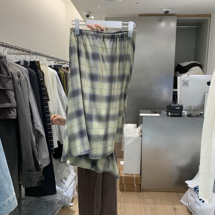 MEET ME東大門㊣代購女裝新品25秋冬推薦休閑半身裙中短裙MEET ME半身裙/中短裙