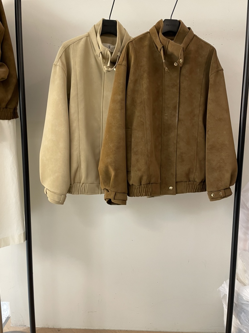 OBJET韓國代購㊣女士新品職業人氣時尚熱賣休閑真品25秋冬夾克love us u/OBJET夾克