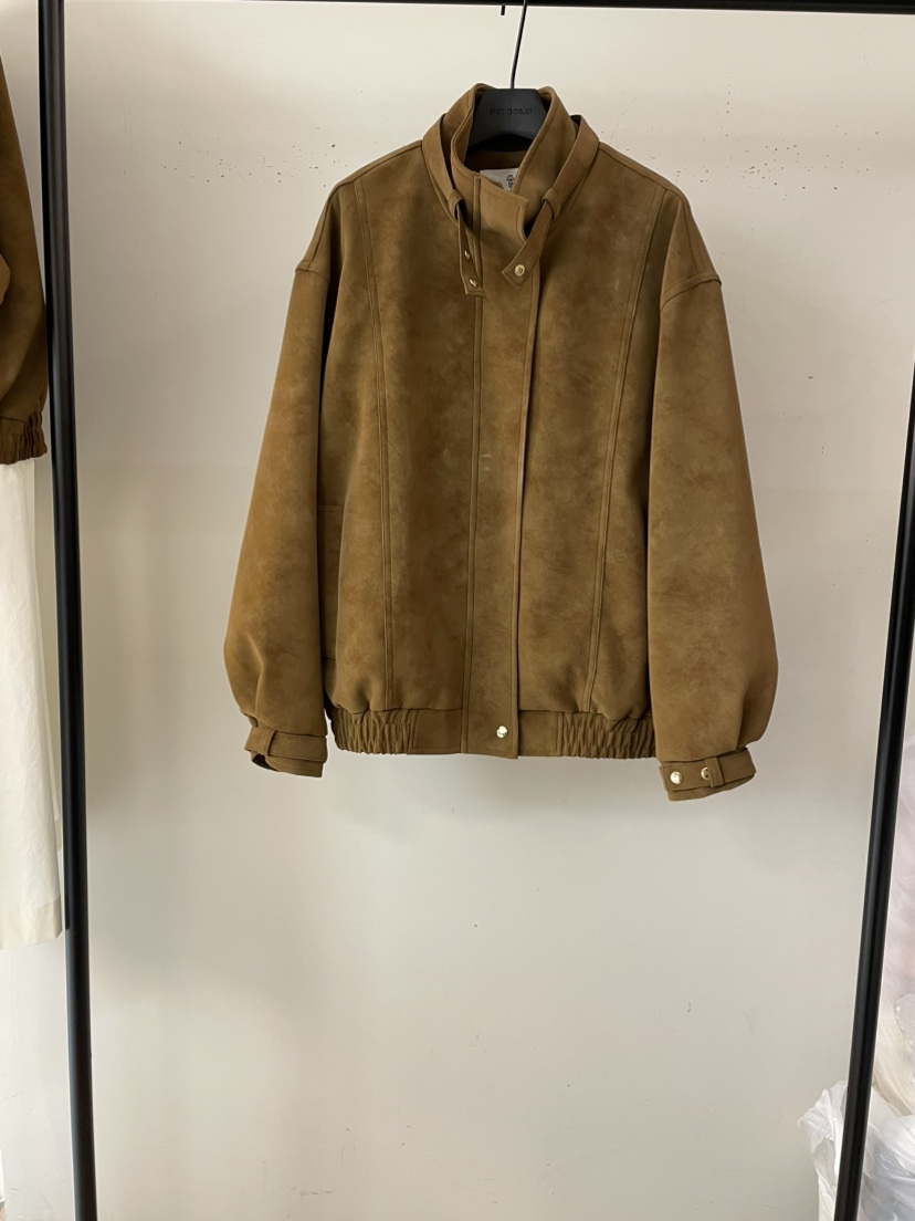 OBJET韓國代購㊣女士新品職業人氣時尚熱賣休閑真品25秋冬夾克love us u/OBJET夾克圖色2