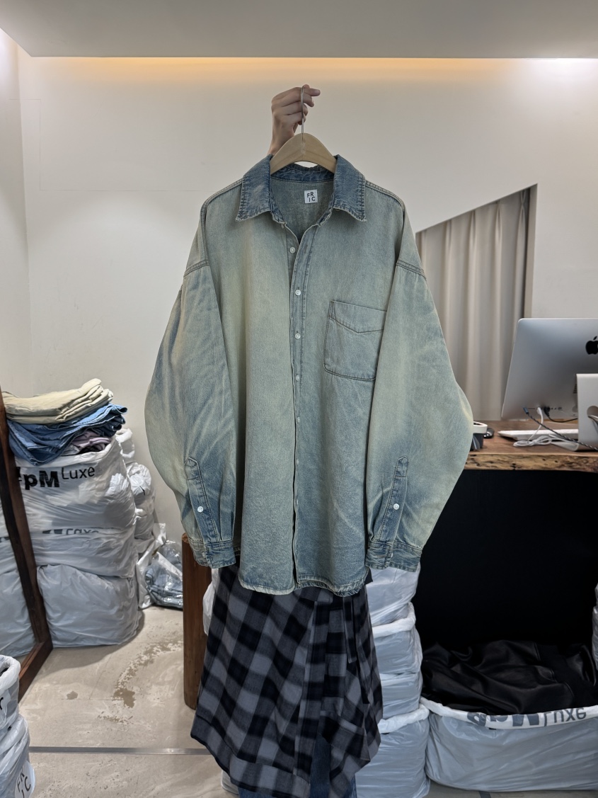FRIC韓國直郵㊣女士新品推薦職業人氣休閑25秋冬襯衫蕾絲衫FRIC襯衫/蕾絲衫圖色2