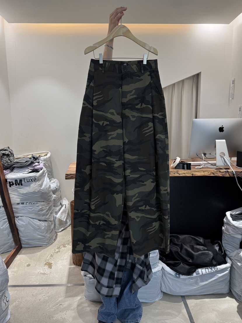 FRIC東大門㊣實拍女士新品25秋冬熱賣休閑時尚職業休閑褲迷彩FRIC休閑褲圖色2