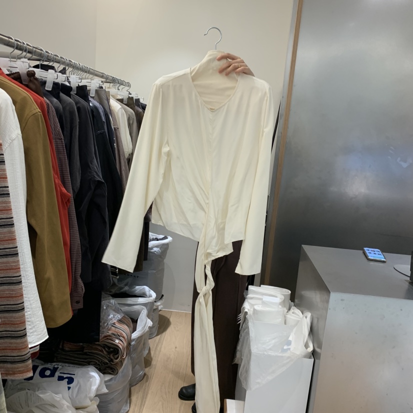 MEET ME韓國代購㊣女士新款推薦熱賣時尚真品25秋冬襯衫蕾絲衫MEET ME襯衫/蕾絲衫圖色2