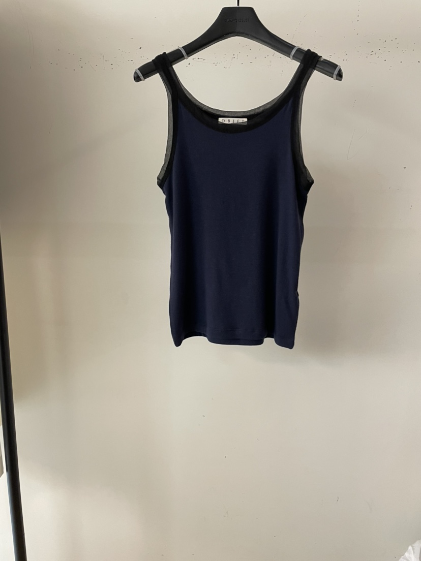 OBJET東大門㊣實拍女裝新款25秋冬真品職業人氣休閑吊帶背心love us u/OBJET吊帶/背心圖色4