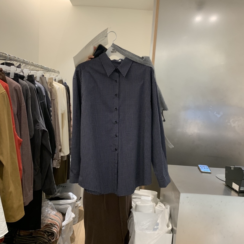 MEET ME東大門㊣代購女裝新款時尚推薦人氣25秋冬襯衫蕾絲衫MEET ME襯衫/蕾絲衫圖色3