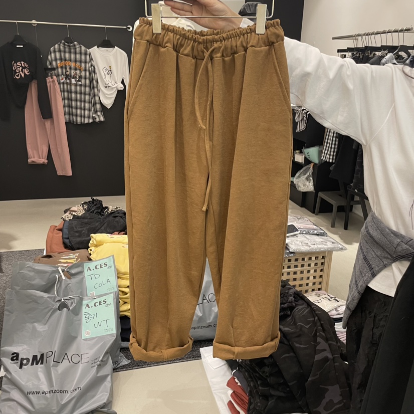 A.CES韓國直郵㊣女士新品時尚真品人氣休閑熱賣推薦休閑褲A.CES休閑褲圖色2