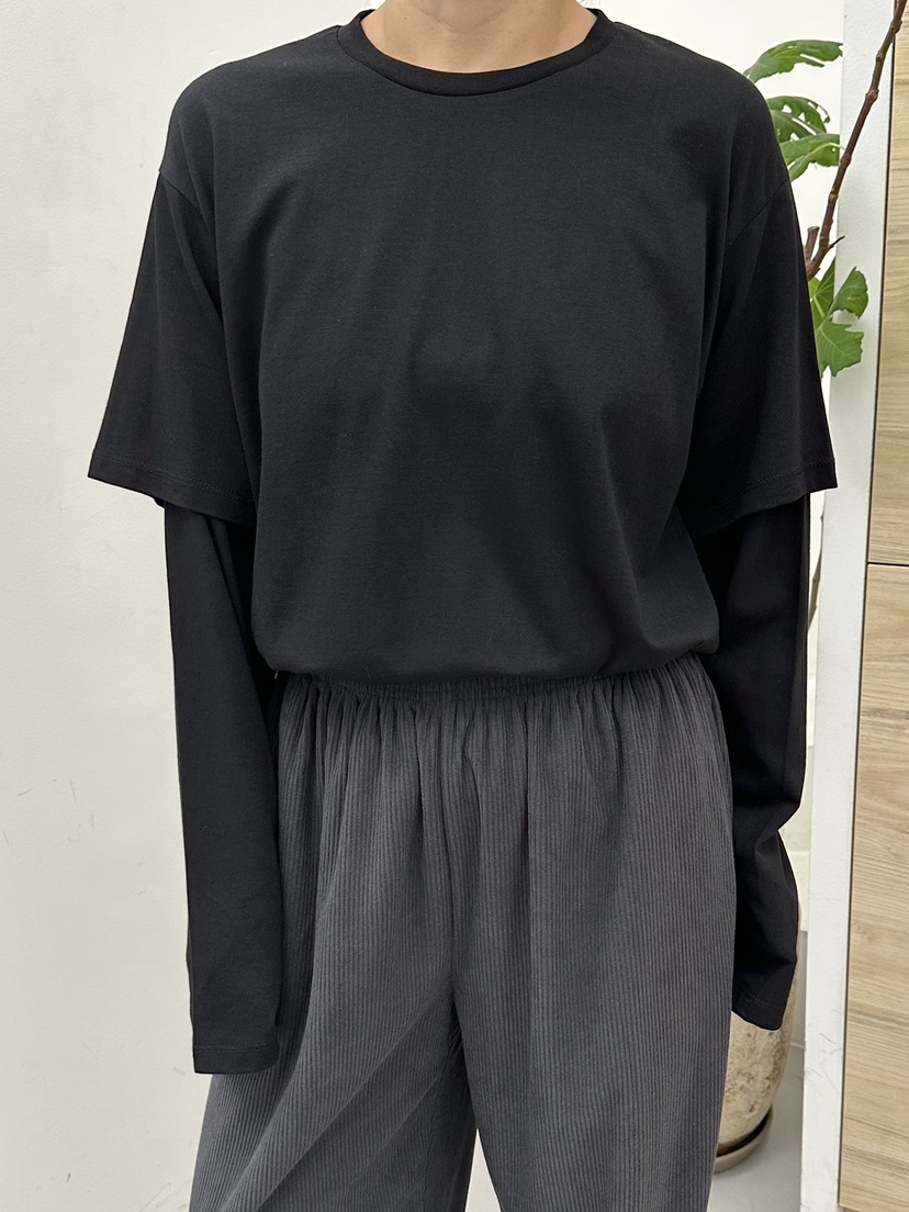 BUT韓國代購㊣女士新款人氣25秋冬推薦真品休閑熱賣長袖T恤button長袖T恤