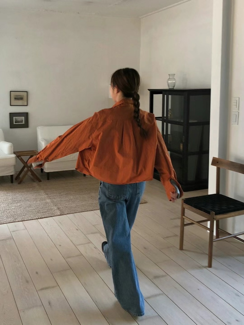 ONDO-P韓國直郵㊣女裝新品職業熱賣推薦人氣25秋冬牛仔褲褶皺ONDO-P牛仔褲