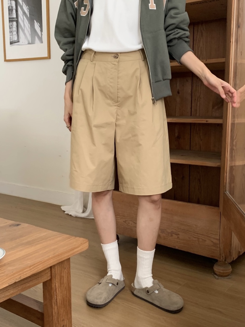 WOOD東大門㊣代購女士新品熱賣真品休閑25秋冬推薦時尚短褲WOOD短褲