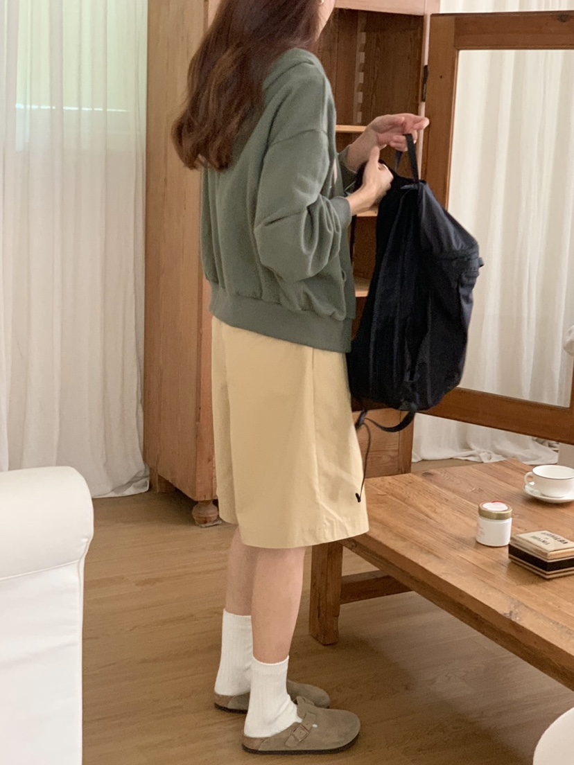 WOOD東大門㊣代購女士新品熱賣真品休閑25秋冬推薦時尚短褲WOOD短褲