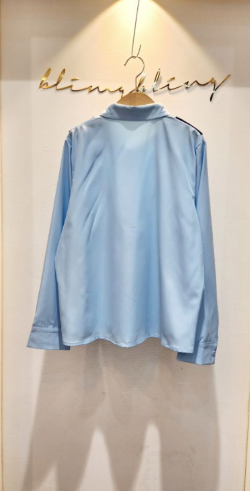 BLING BLING-S韓國代購㊣女士新品推薦人氣25秋冬襯衫蕾絲衫BLING BLING-S襯衫/蕾絲衫