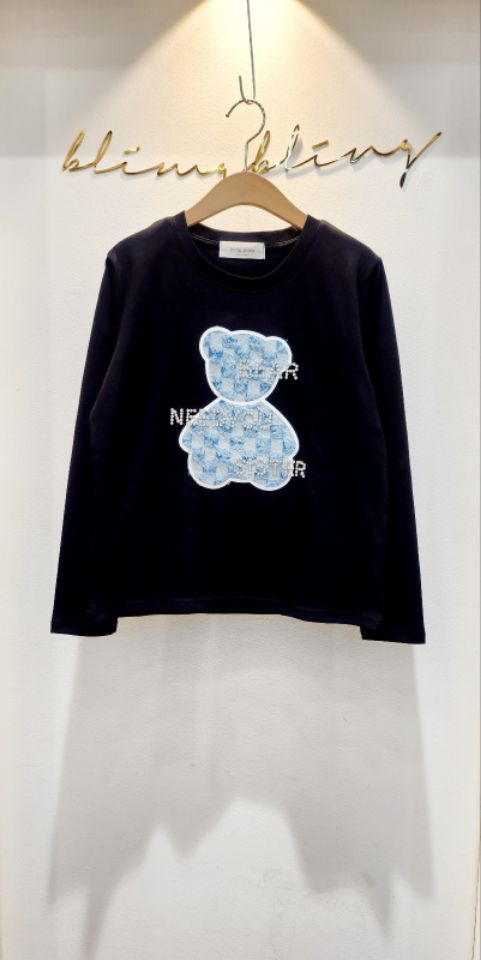BLING BLING-S韓國直郵㊣女士新品休閑時尚真品人氣長袖T恤BLING BLING-S長袖T恤圖色1
